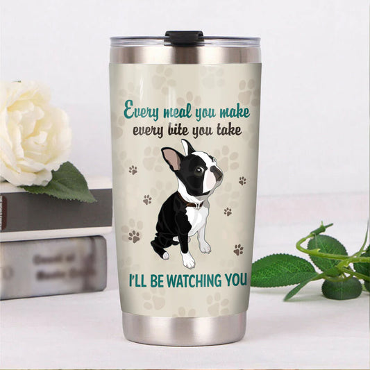 Boston Terrier Dog Steel Tumbler JUN1911