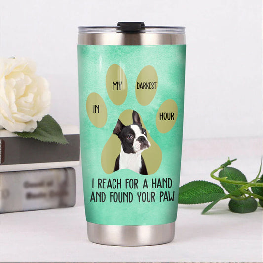 Boston Terrier Dog Steel Tumbler JUN1905