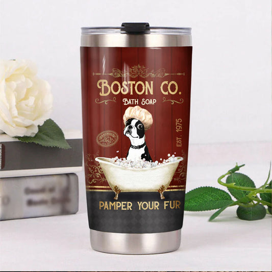 Boston Terrier Bath Soap Company Tumbler