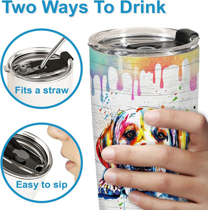 Gift for Great Dane Lovers – Stainless Steel Tumbler Cup Mug, Funny and Unique Gift for Great Dane Dog Owners, Perfect for Mothers Day, Fathers Day, Birthday, and Anniversary Celebrations