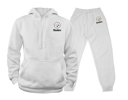 Pittsburgh Steelers - Team Fan Apparel NFL Adult Gameday Hooded Sweatshirt - Poly Fleece Cotton Blend - Stay Warm and Represent Your Team in Style