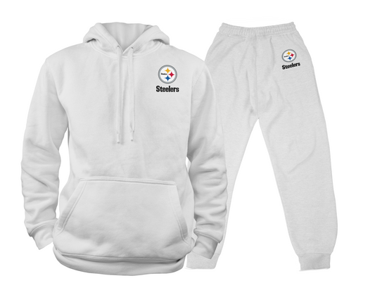 Pittsburgh Steelers - Team Fan Apparel NFL Adult Gameday Hooded Sweatshirt - Poly Fleece Cotton Blend - Stay Warm and Represent Your Team in Style