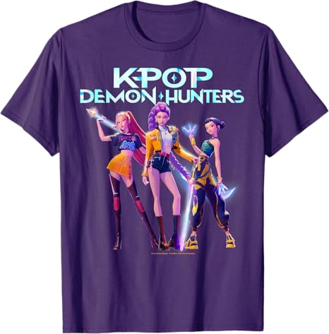 Halloween Huntrix Heroic Poses Group Shot T-Shirt