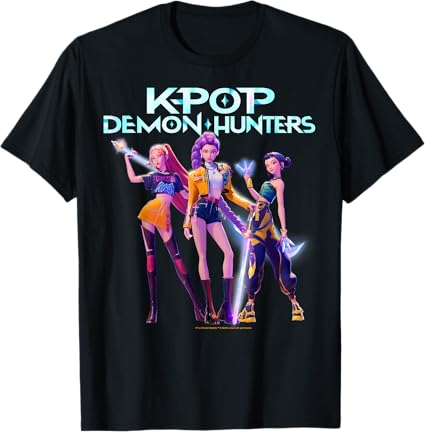 Halloween Huntrix Heroic Poses Group Shot T-Shirt